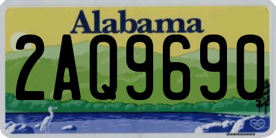 AL license plate 2AQ9690
