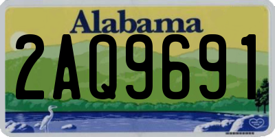 AL license plate 2AQ9691