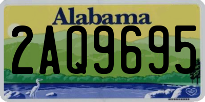 AL license plate 2AQ9695