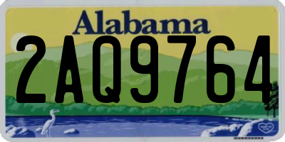 AL license plate 2AQ9764