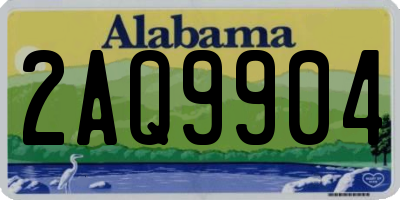 AL license plate 2AQ9904