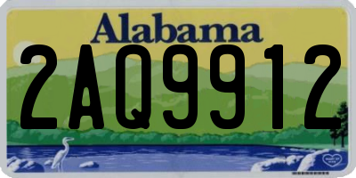 AL license plate 2AQ9912