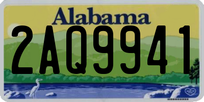 AL license plate 2AQ9941
