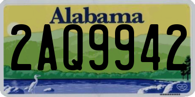 AL license plate 2AQ9942