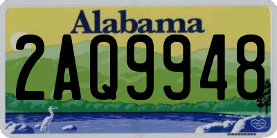 AL license plate 2AQ9948