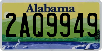 AL license plate 2AQ9949