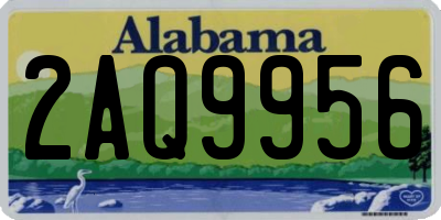 AL license plate 2AQ9956