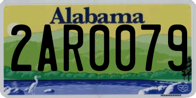 AL license plate 2AR0079