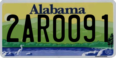 AL license plate 2AR0091