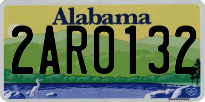 AL license plate 2AR0132