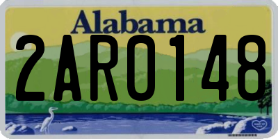 AL license plate 2AR0148