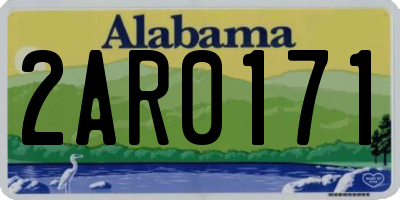AL license plate 2AR0171