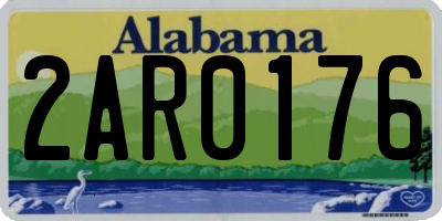 AL license plate 2AR0176