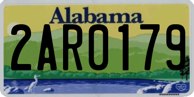 AL license plate 2AR0179