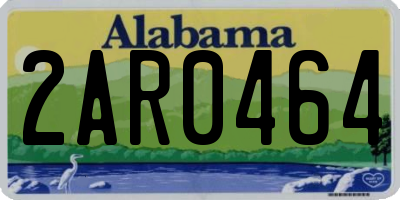 AL license plate 2AR0464