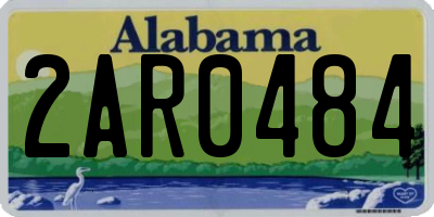 AL license plate 2AR0484