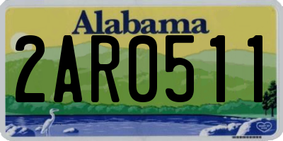 AL license plate 2AR0511