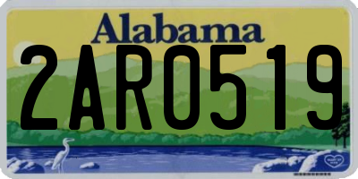 AL license plate 2AR0519