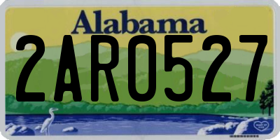 AL license plate 2AR0527