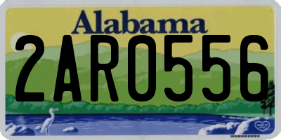 AL license plate 2AR0556