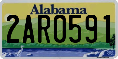 AL license plate 2AR0591