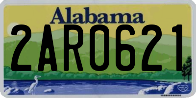 AL license plate 2AR0621