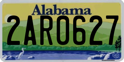 AL license plate 2AR0627
