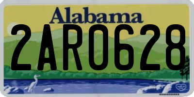 AL license plate 2AR0628