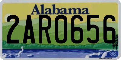 AL license plate 2AR0656