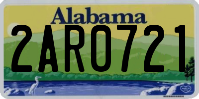 AL license plate 2AR0721