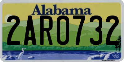 AL license plate 2AR0732