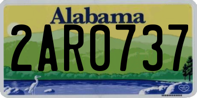 AL license plate 2AR0737