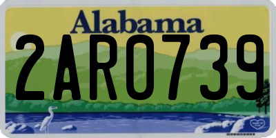 AL license plate 2AR0739