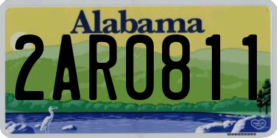 AL license plate 2AR0811