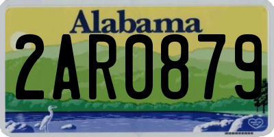 AL license plate 2AR0879