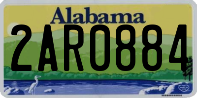 AL license plate 2AR0884