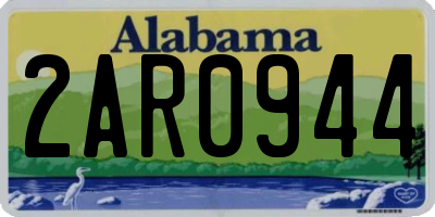 AL license plate 2AR0944