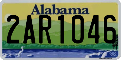 AL license plate 2AR1046
