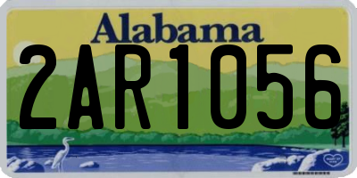 AL license plate 2AR1056