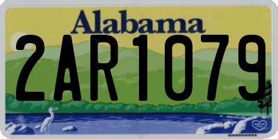 AL license plate 2AR1079