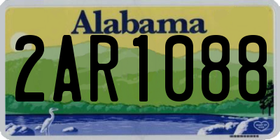 AL license plate 2AR1088