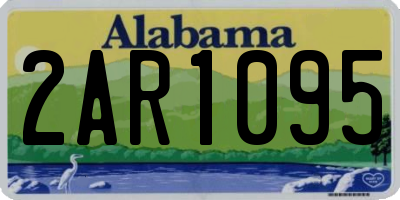 AL license plate 2AR1095