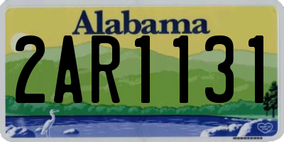 AL license plate 2AR1131