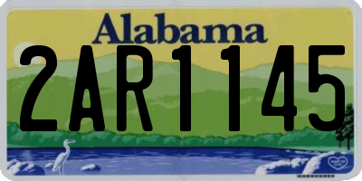 AL license plate 2AR1145