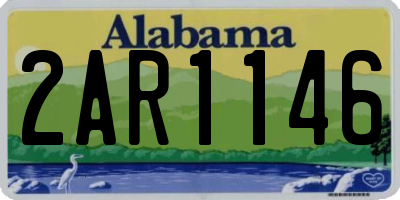 AL license plate 2AR1146