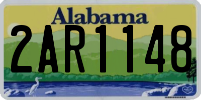 AL license plate 2AR1148