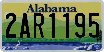 AL license plate 2AR1195