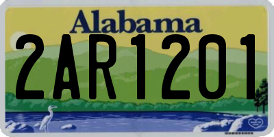 AL license plate 2AR1201