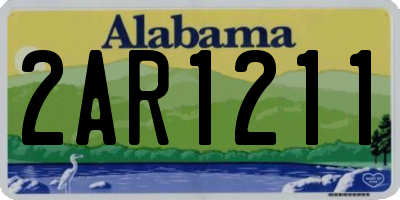 AL license plate 2AR1211