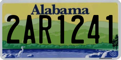 AL license plate 2AR1241